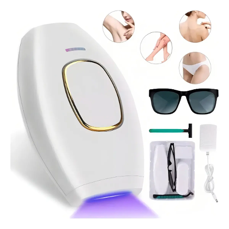 Depiladora Láser IPL 500.000 Pulsos | Depilación Permanente e Indolora para Mujer