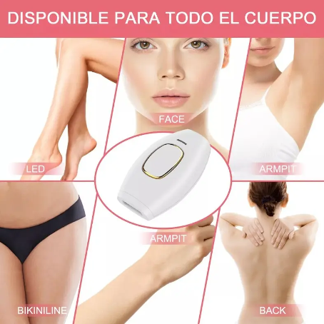 Depiladora Láser IPL 500.000 Pulsos | Depilación Permanente e Indolora para Mujer