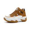 Botin Marsella color camel plataforma cómoda para mujer, envío gratis Colombia